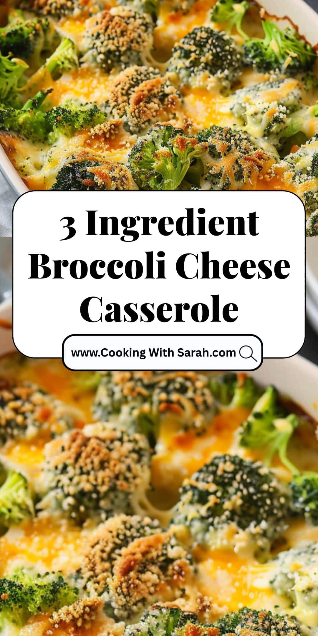 3 Ingredient Broccoli Cheese Casserole Cooking With Sarah