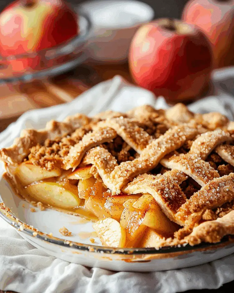 Apple Pie with Graham Cracker Crust