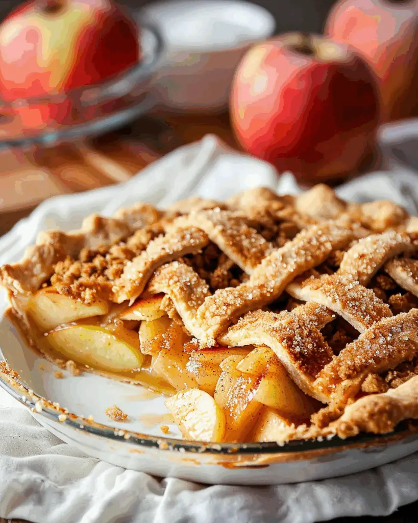 Apple Pie with Graham Cracker Crust