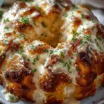 Chicken Alfredo Monkey Bread