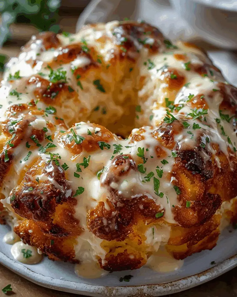 Chicken Alfredo Monkey Bread