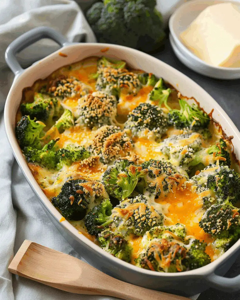 3-Ingredient Broccoli Cheese Casserole