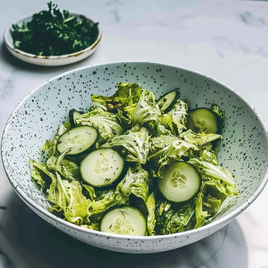 Greek Lettuce Salad 