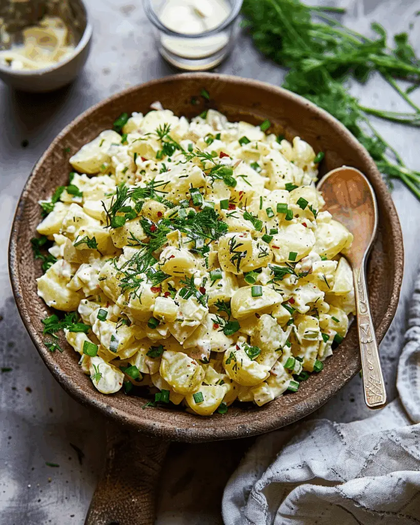 Russian Potato Salad Recipe with Chicken