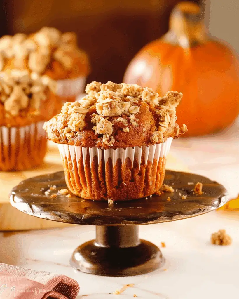 Apple Pumpkin Streusel Muffins