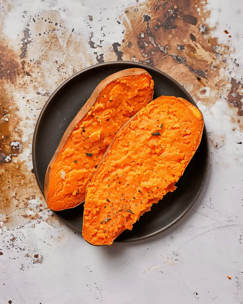 Microwave Sweet Potato