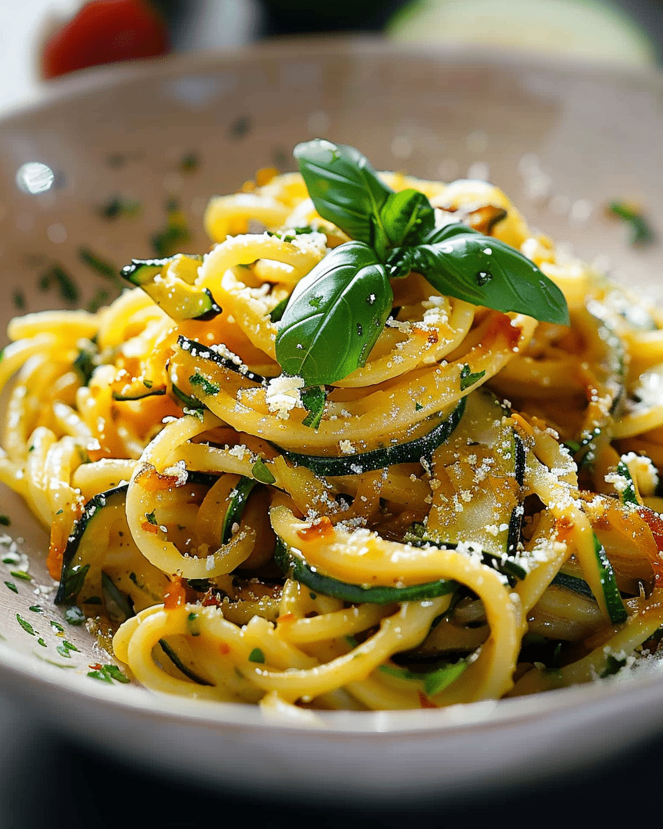 Caramelized Zucchini Pasta