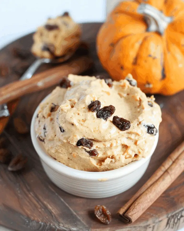 Cinnamon Raisin Pumpkin Cream Cheese Spread
