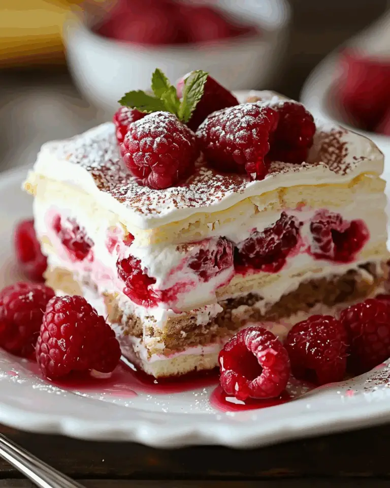 Raspberry Tiramisu Recipe