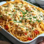 Spaghetti Chicken Casserole