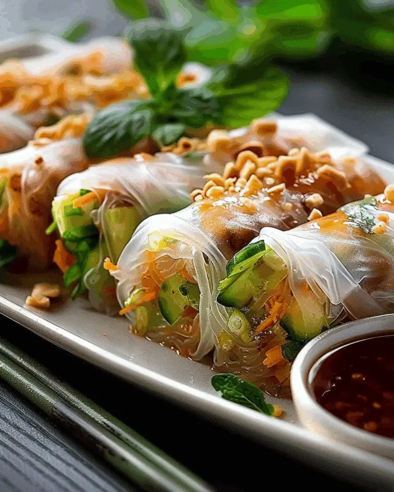 Big Mac-Inspired Rice Paper Rolls