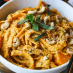 Vegan Pumpkin Sage Cashew Cream