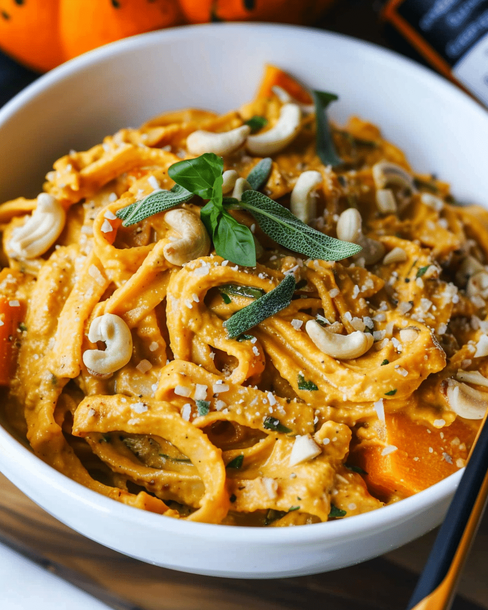 Vegan Pumpkin Sage Cashew Cream