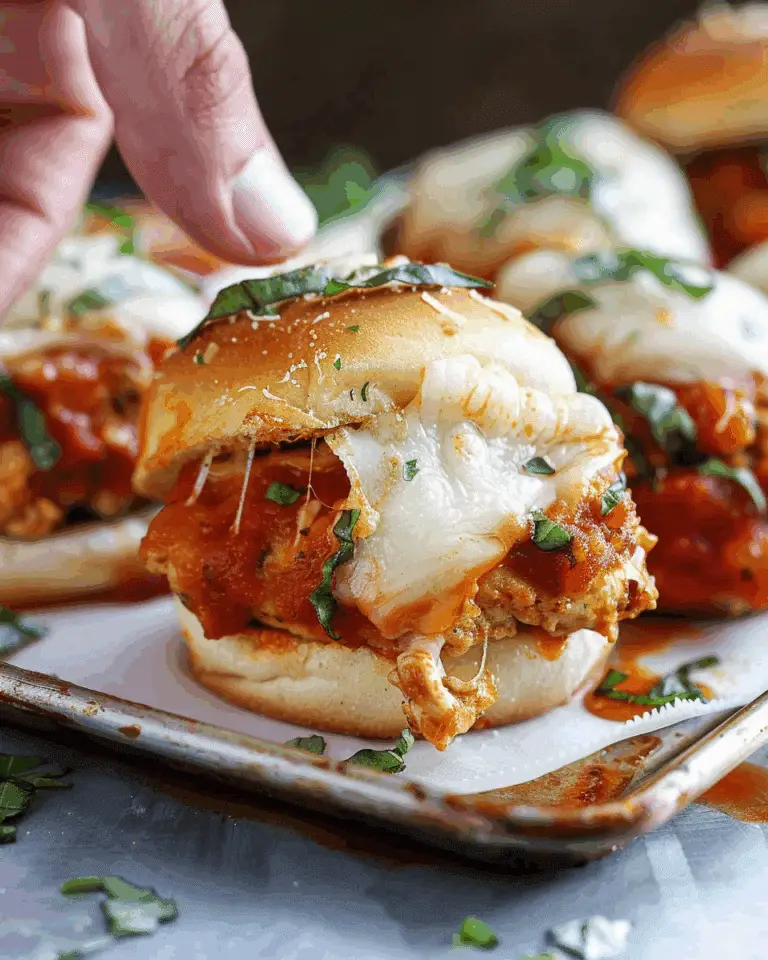 Chicken Parmesan Sliders