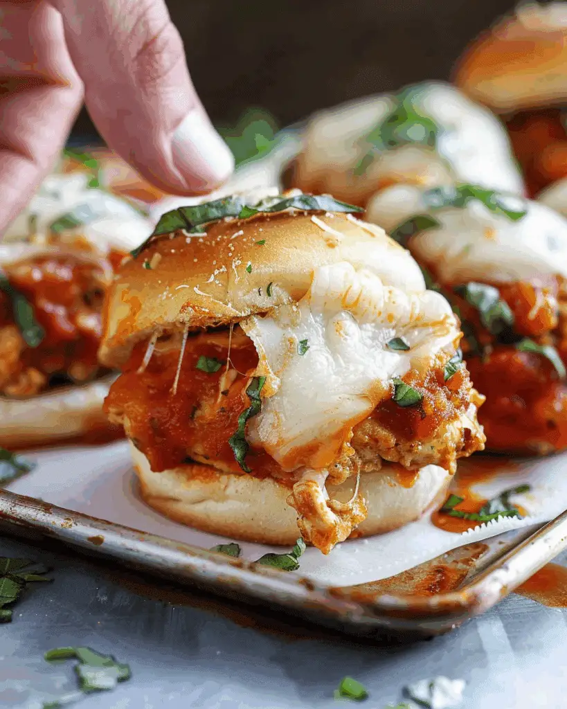 Chicken Parmesan Sliders