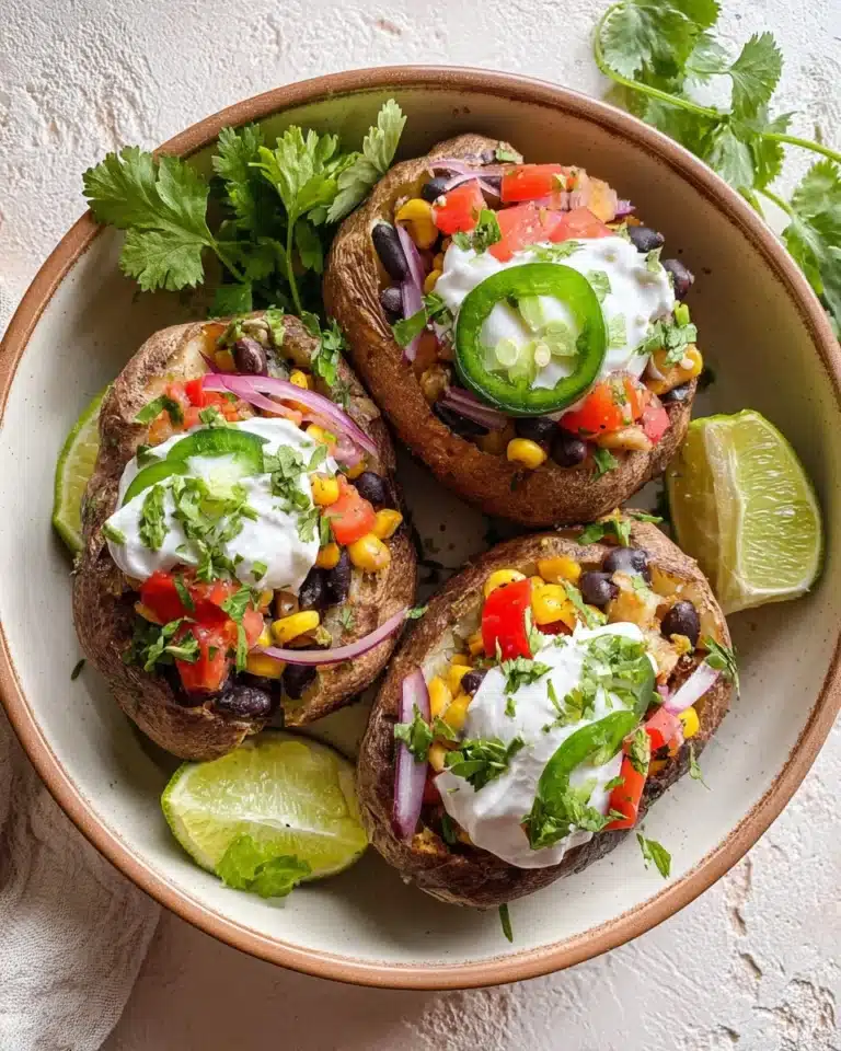 Mexican Baked Potatoes Recipe