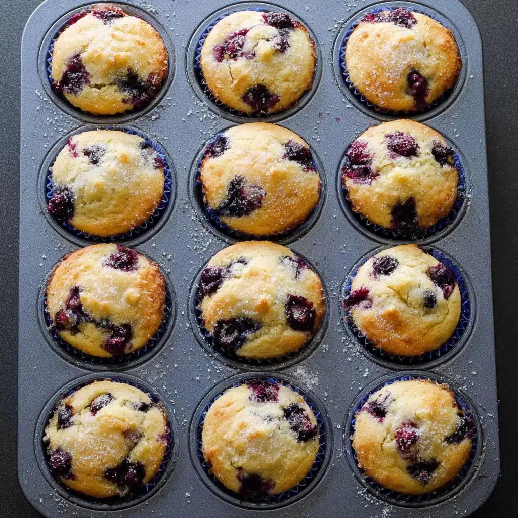 Lemon Blueberry Muffins Recipe 4 Lemon Blueberry Muffins Recipe - Recipe Image