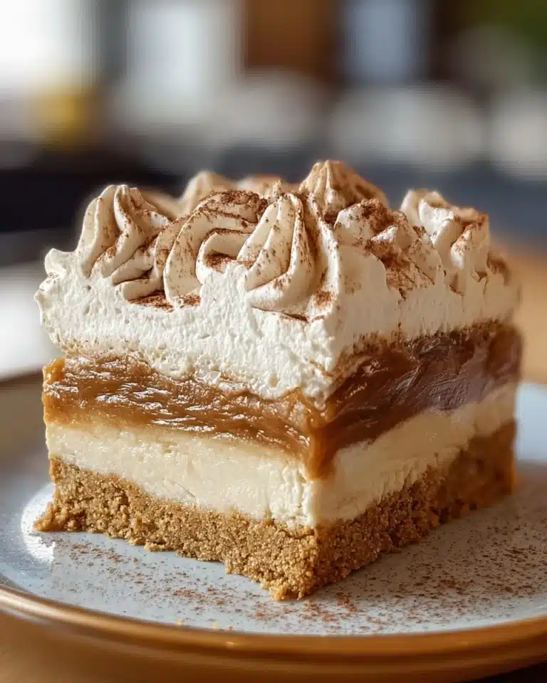 Pumpkin Spice Gooey Cake with Cream Cheese Frosting Recipe