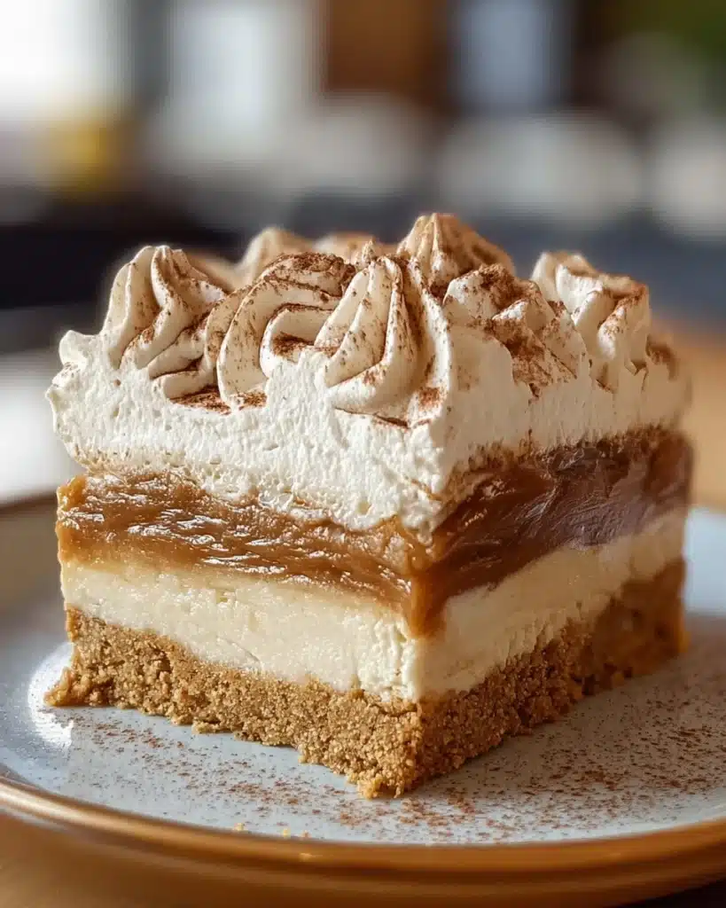 Pumpkin Spice Gooey Cake with Cream Cheese Frosting Recipe