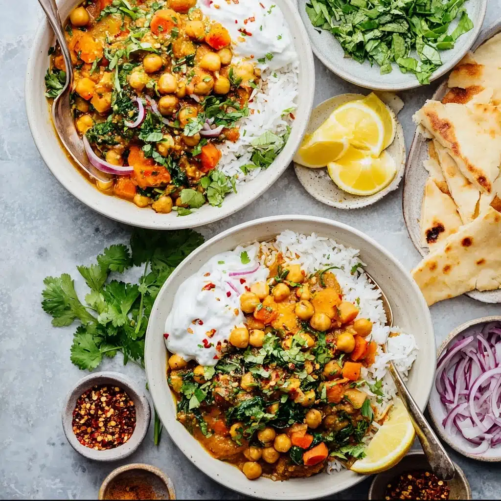 Indian Chickpea Sweet Potato Stew (Vegan, Gluten-Free) Recipe - Recipe Image