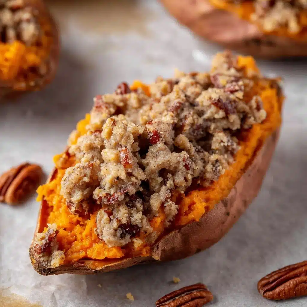 Pecan pie double baked sweet potatoes Recipe - Recipe Image