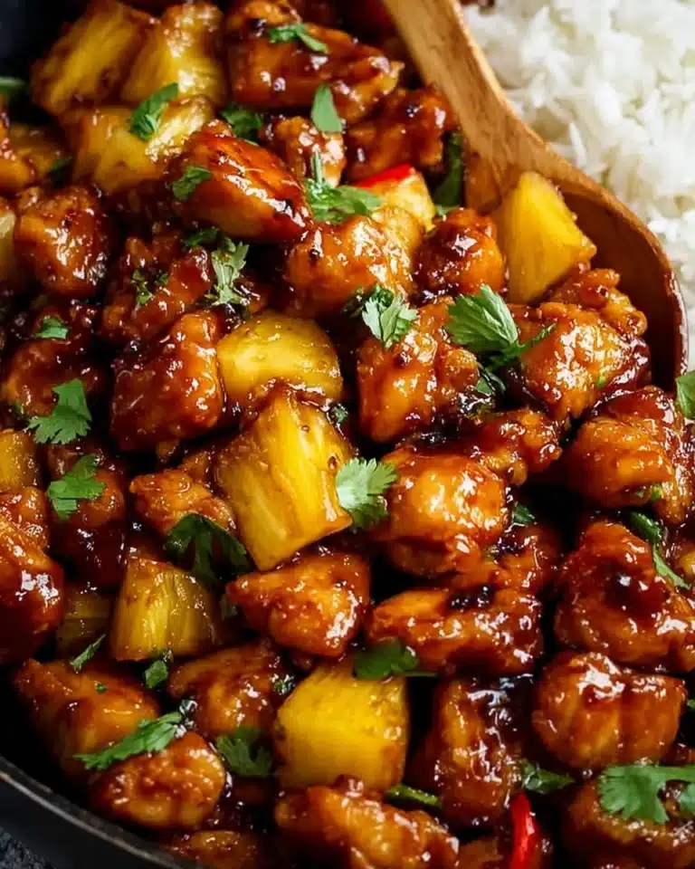Sticky Pineapple Chicken Recipe
