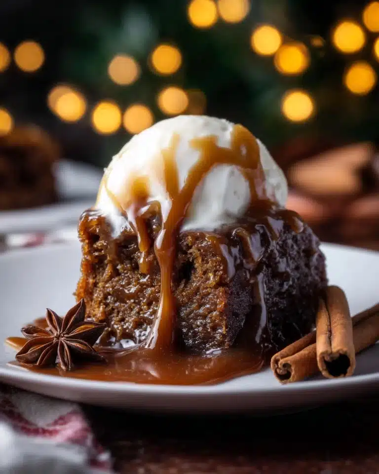 Vegan Sticky Gingerbread Date Cake Recipe
