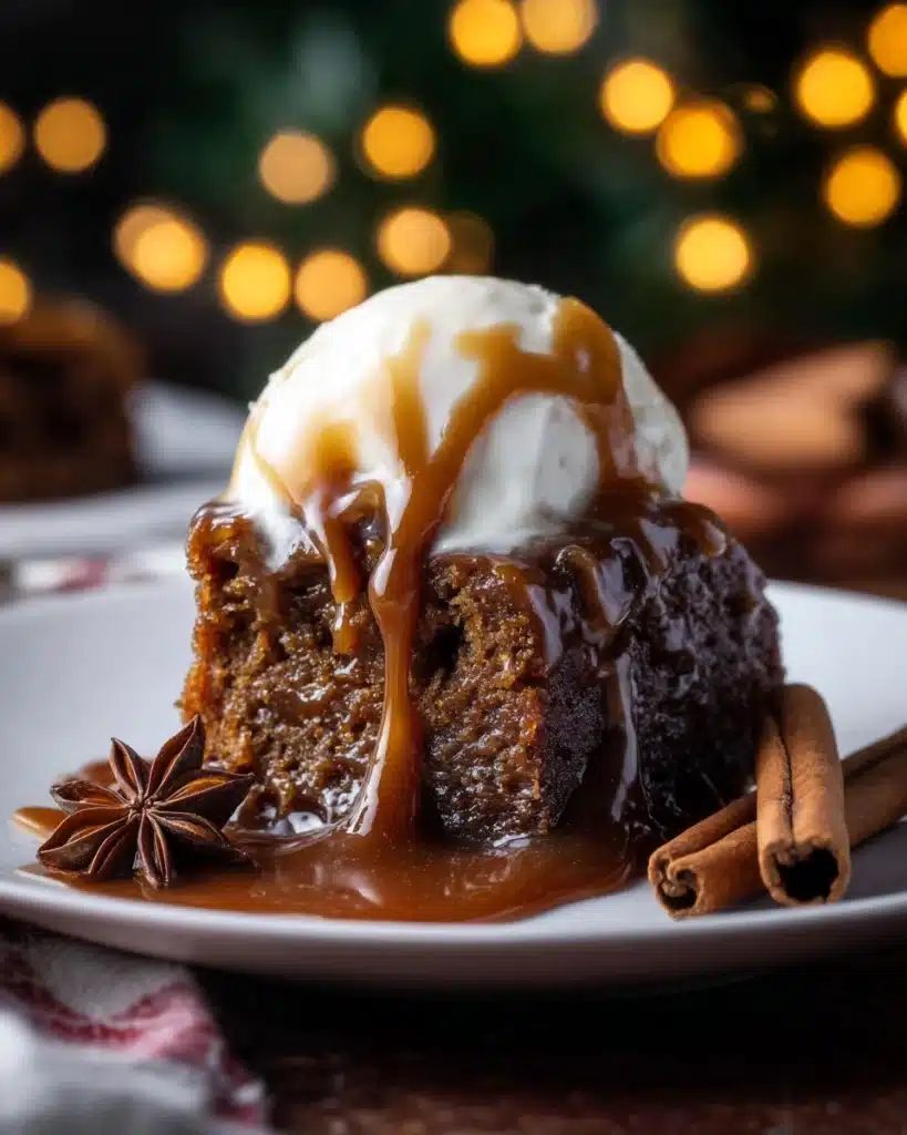 Vegan Sticky Gingerbread Date Cake Recipe