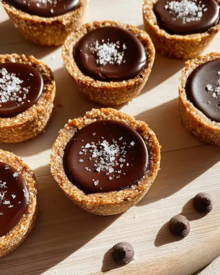Healthy Twix Cookie Cups (Vegan, Paleo) Recipe