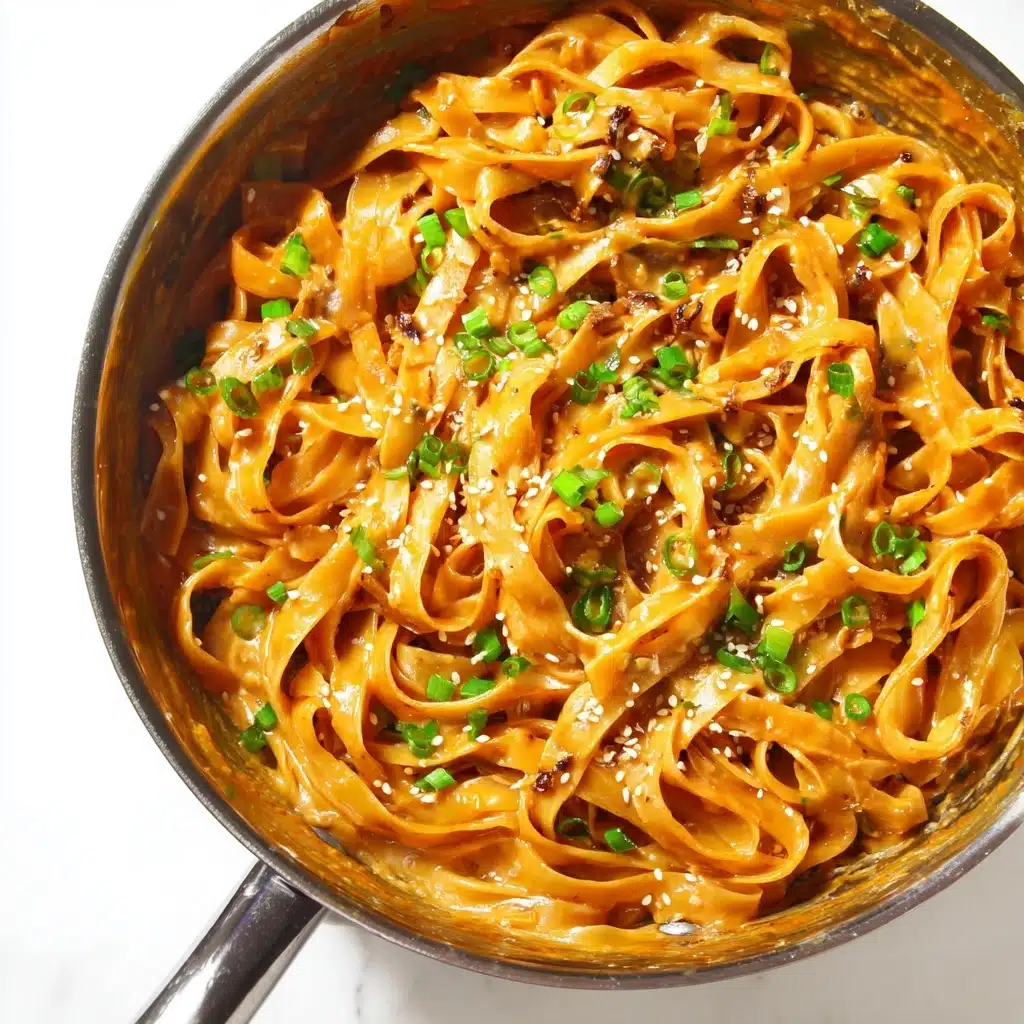 10 Minute Thai Red Curry Rice Noodles Recipe - Recipe Image