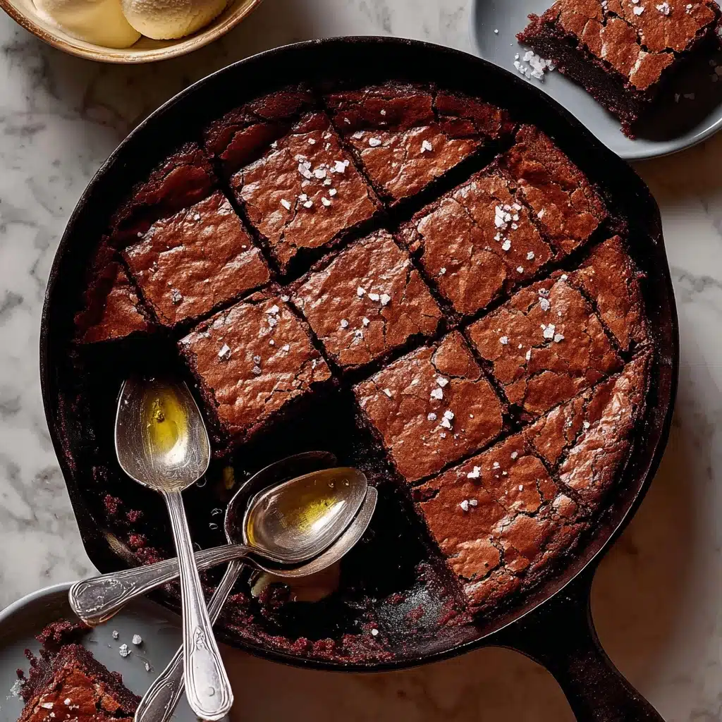 Olive Oil Skillet Brownies Recipe 3 Olive Oil Skillet Brownies Recipe - Recipe Image