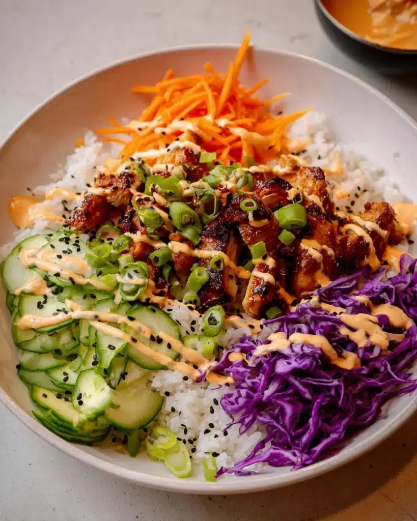 Chicken Bulgogi Bowls with Spicy Mayo Recipe