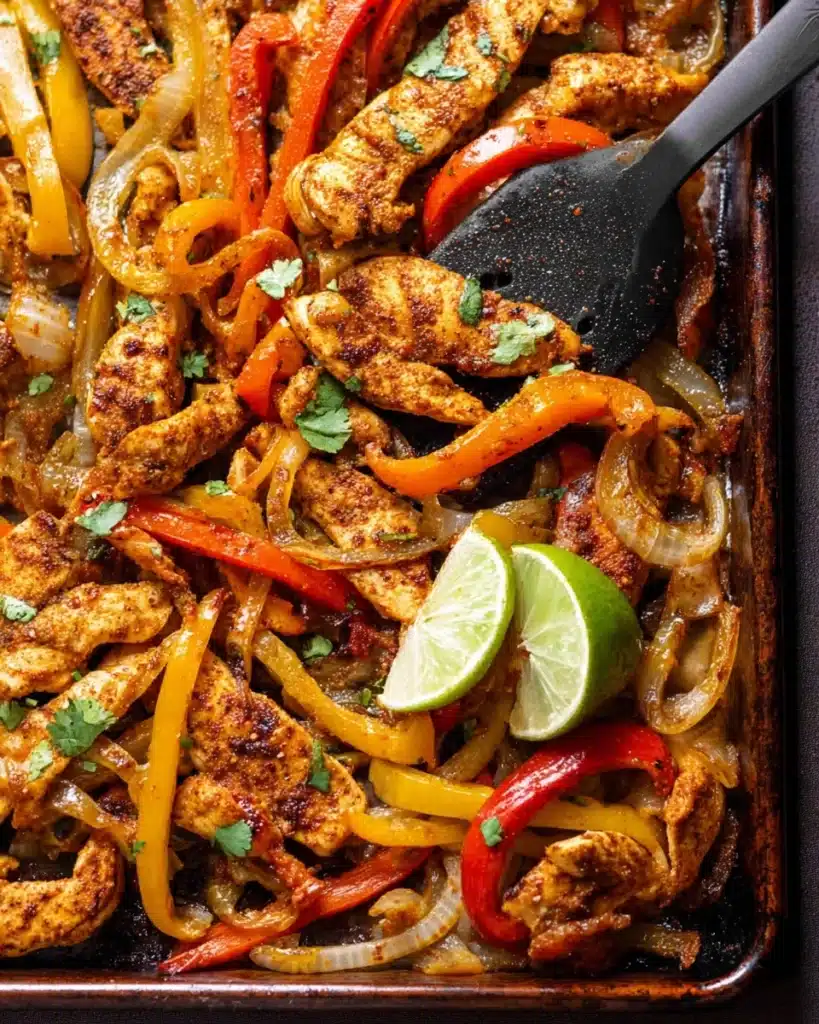 Sheet Pan Chicken Fajitas Recipe