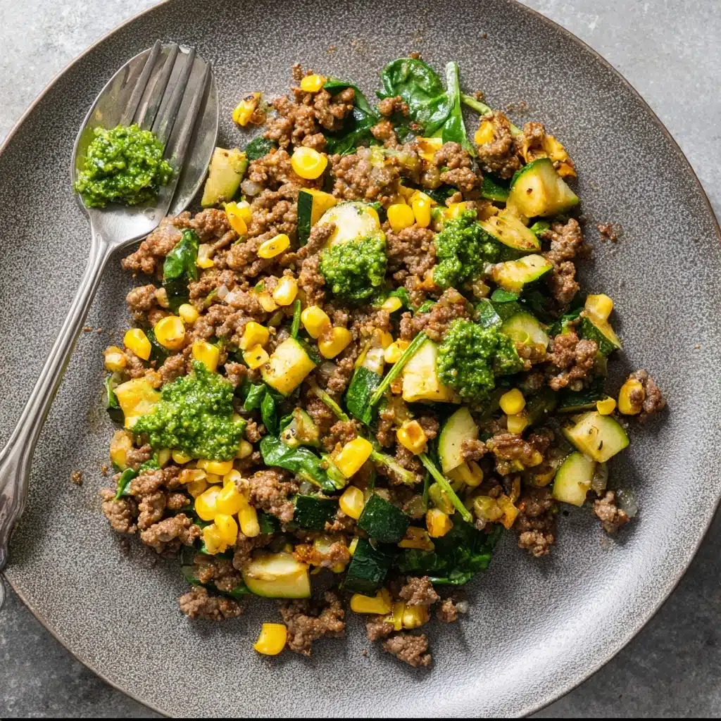 Ground Beef and Zucchini Skillet Recipe 4 Ground Beef and Zucchini Skillet Recipe - Recipe Image