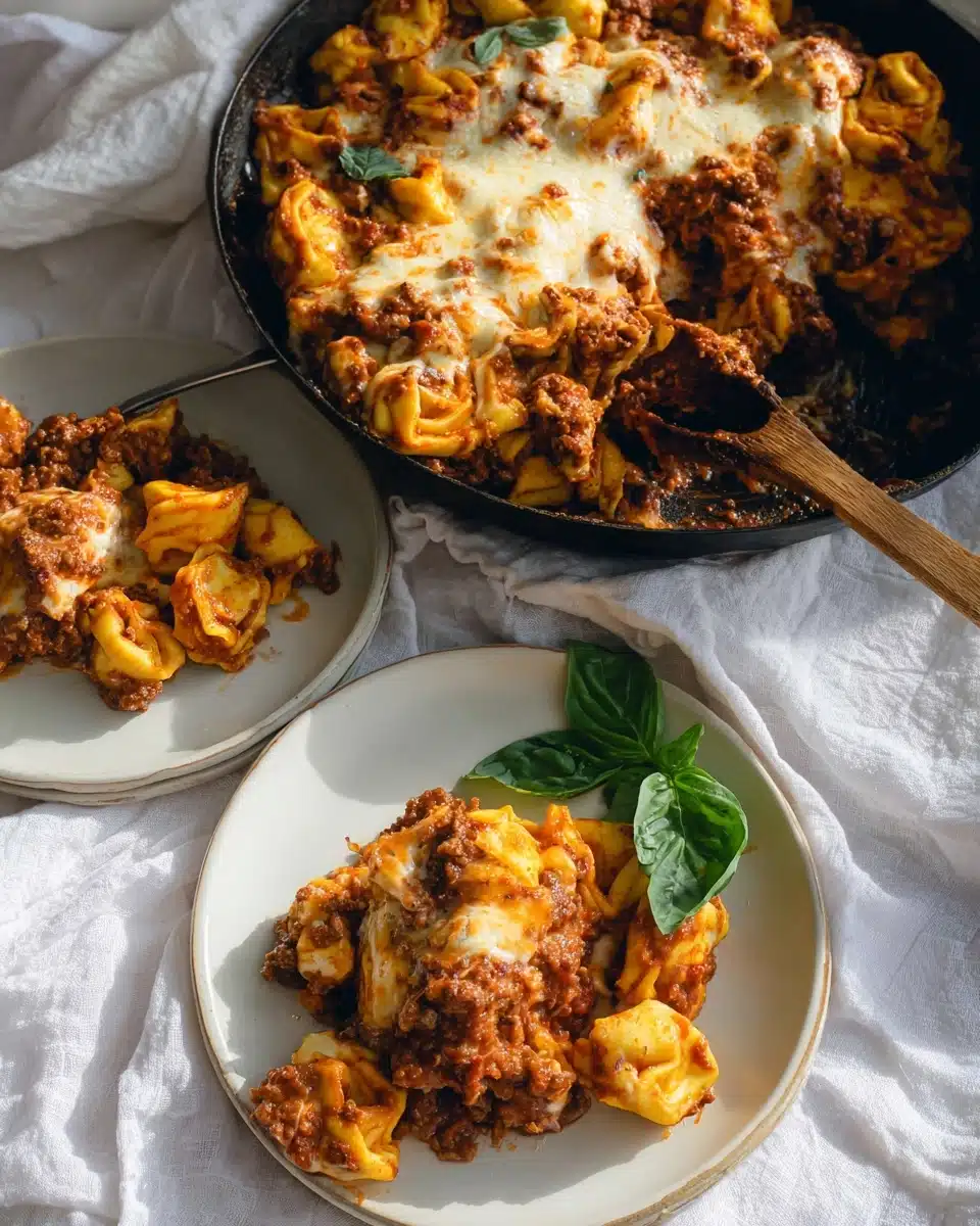 Cheesy Baked Tortellini Casserole Recipe 5 Cheesy Baked Tortellini Casserole Recipe - Recipe Image