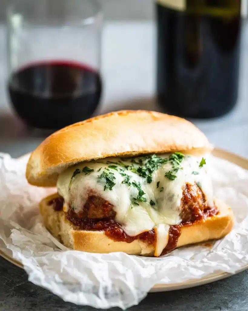 Chicken Parmesan Meatball Casserole Recipe