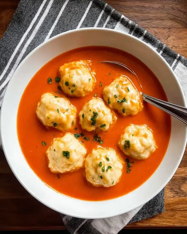 Tomato Dumpling Soup Recipe
