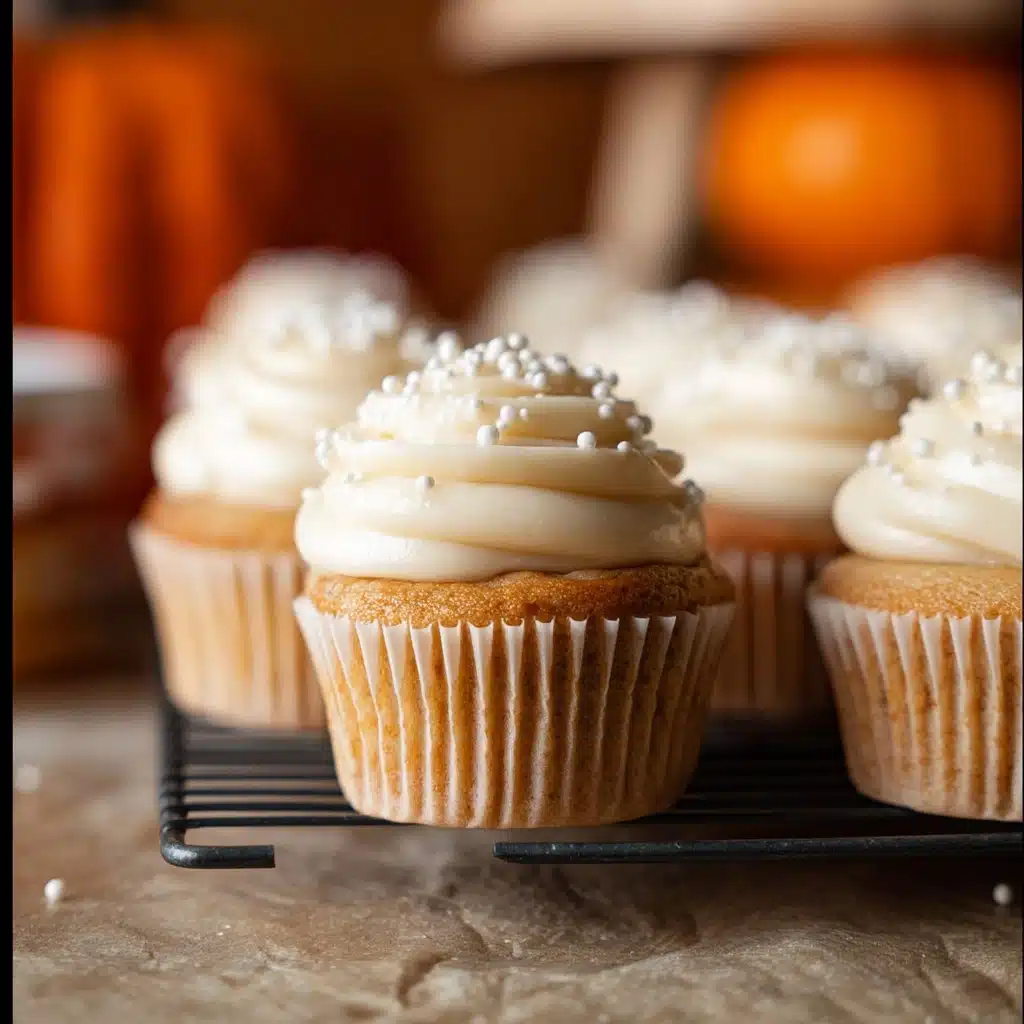 Pumpkin Cupcakes with Cream Cheese Buttercream Recipe - Recipe Image