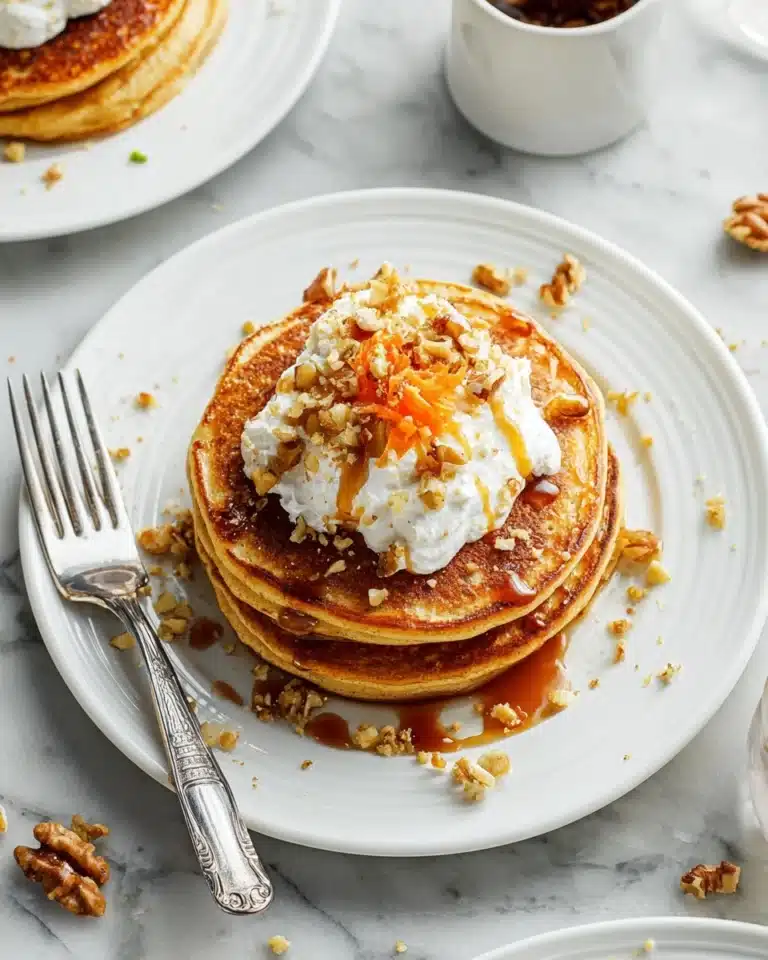 Feel-Good Oatmeal Blender Carrot Pancakes Recipe