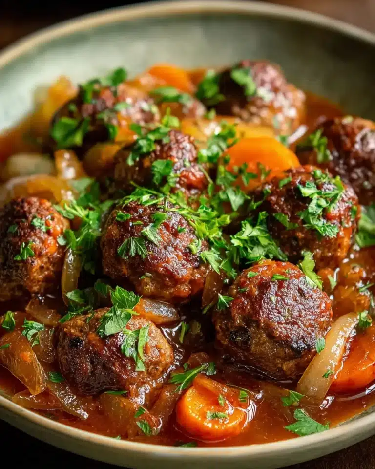 Irish Stew Meatballs Recipe