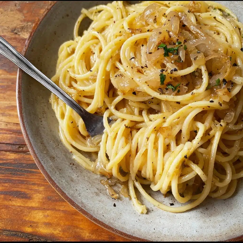 Vegan Caramelized Onion & Roasted Garlic Pasta Recipe 5 Vegan Caramelized Onion & Roasted Garlic Pasta Recipe - Recipe Image