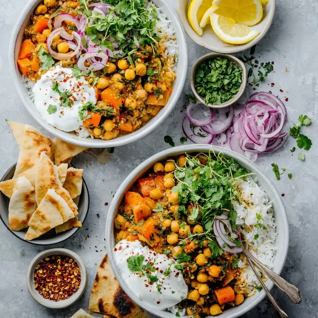 Indian Chickpea Sweet Potato Stew (Vegan, Gluten-Free) Recipe - Recipe Image