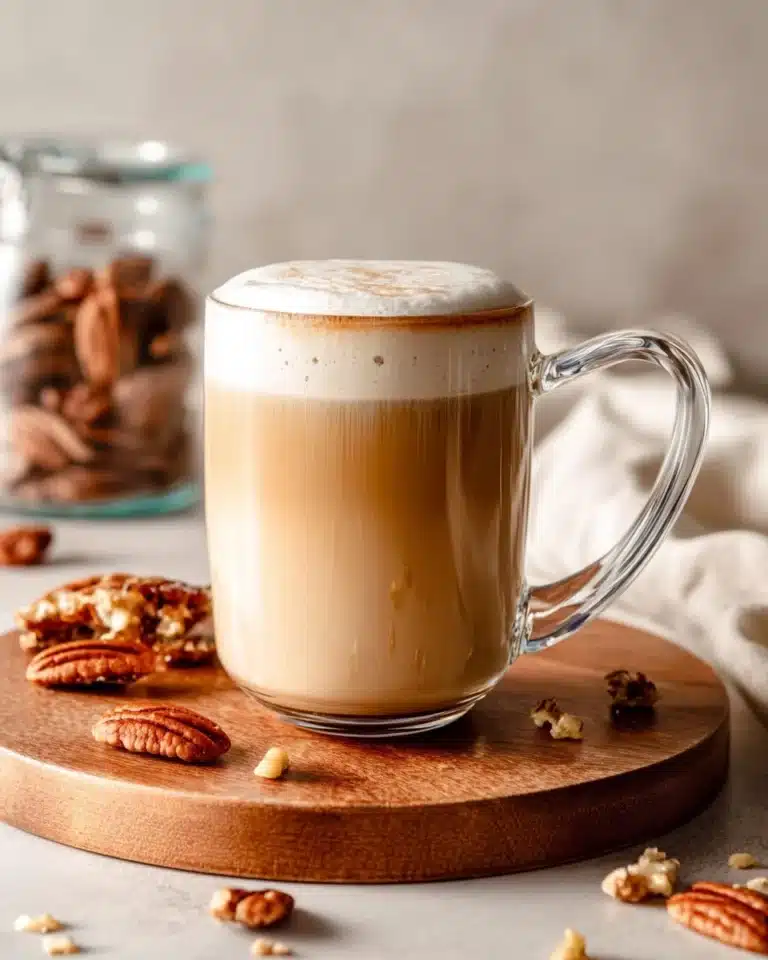 Pecan Crunch Oat Milk Latte (Starbucks Copycat) Recipe