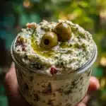 Olive Lovers’ Dream Dip – Creamy Feta & Green Olive Spread Recipe
