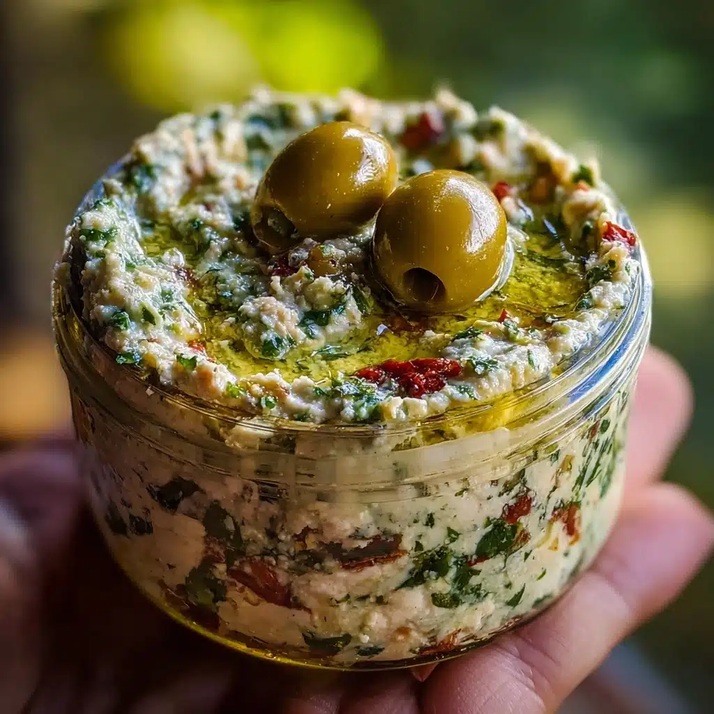 Olive Lovers’ Dream Dip – Creamy Feta & Green Olive Spread Recipe - Recipe Image