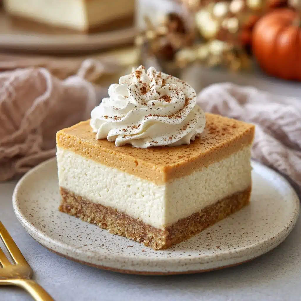 Pumpkin Cheesecake Bars Recipe - Recipe Image