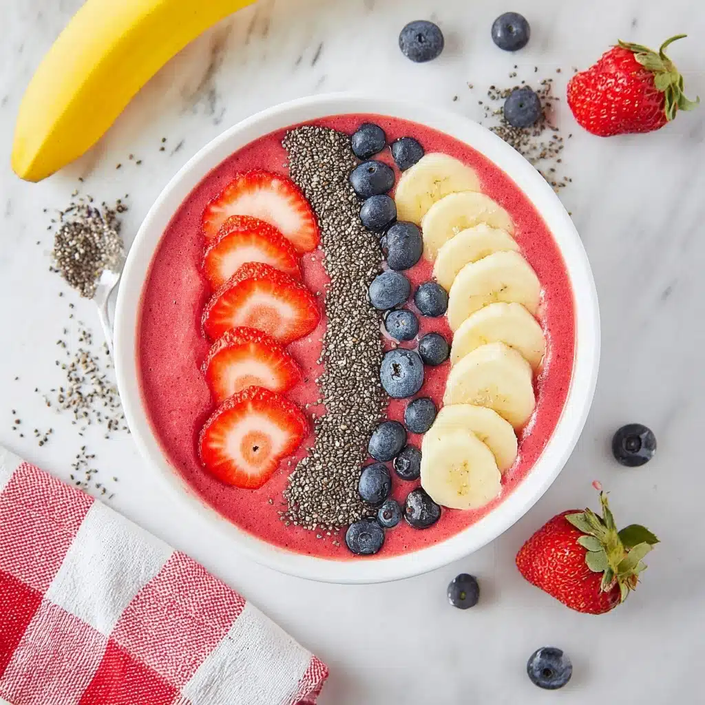 Strawberry Banana Smoothie Bowl Recipe 5 Strawberry Banana Smoothie Bowl Recipe - Recipe Image