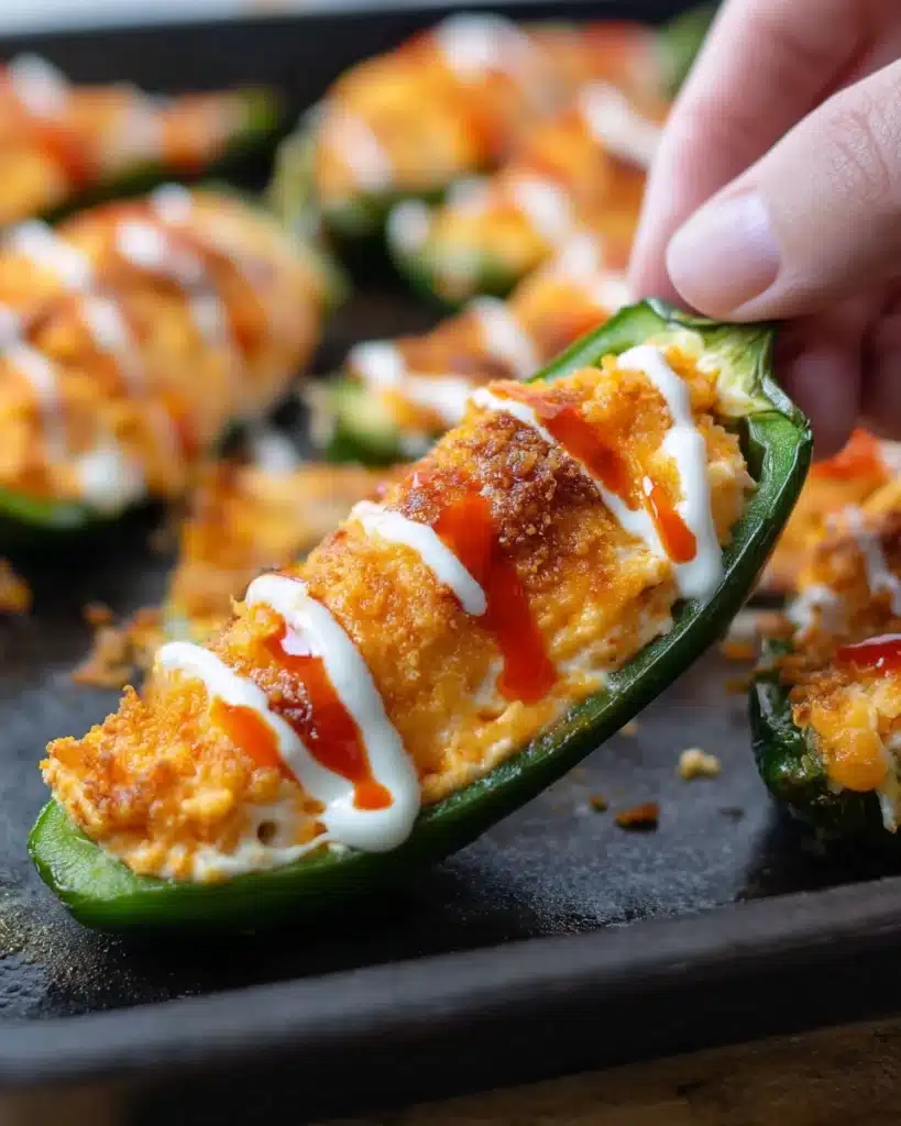 Buffalo Chicken Jalapeño Poppers Recipe