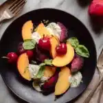 Stone Fruit Salad with Thai Basil Yogurt Recipe 6 Stone Fruit Salad with Thai Basil Yogurt Recipe