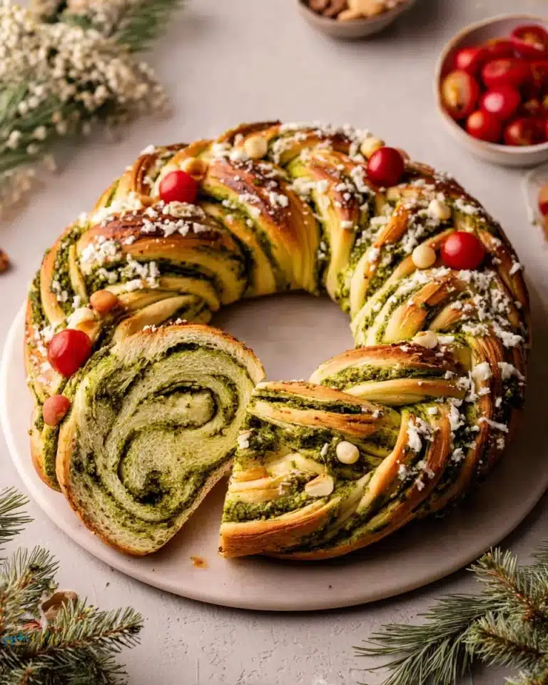 Vegan Pesto Bread Wreath Recipe 10 Vegan Pesto Bread Wreath Recipe